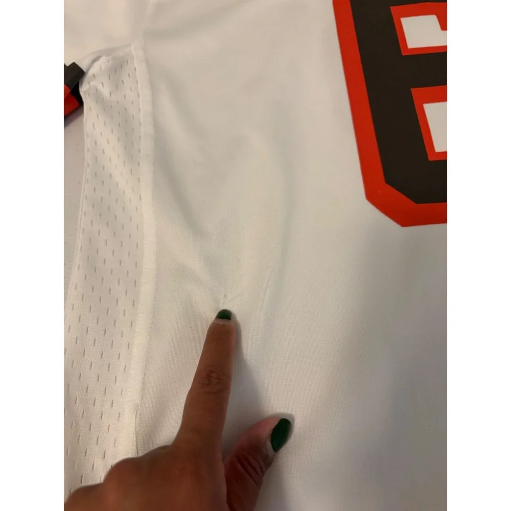 Nike Cleveland Browns Baker Mayfield 6 Jersey White Youth Large 14-16 NFL ww